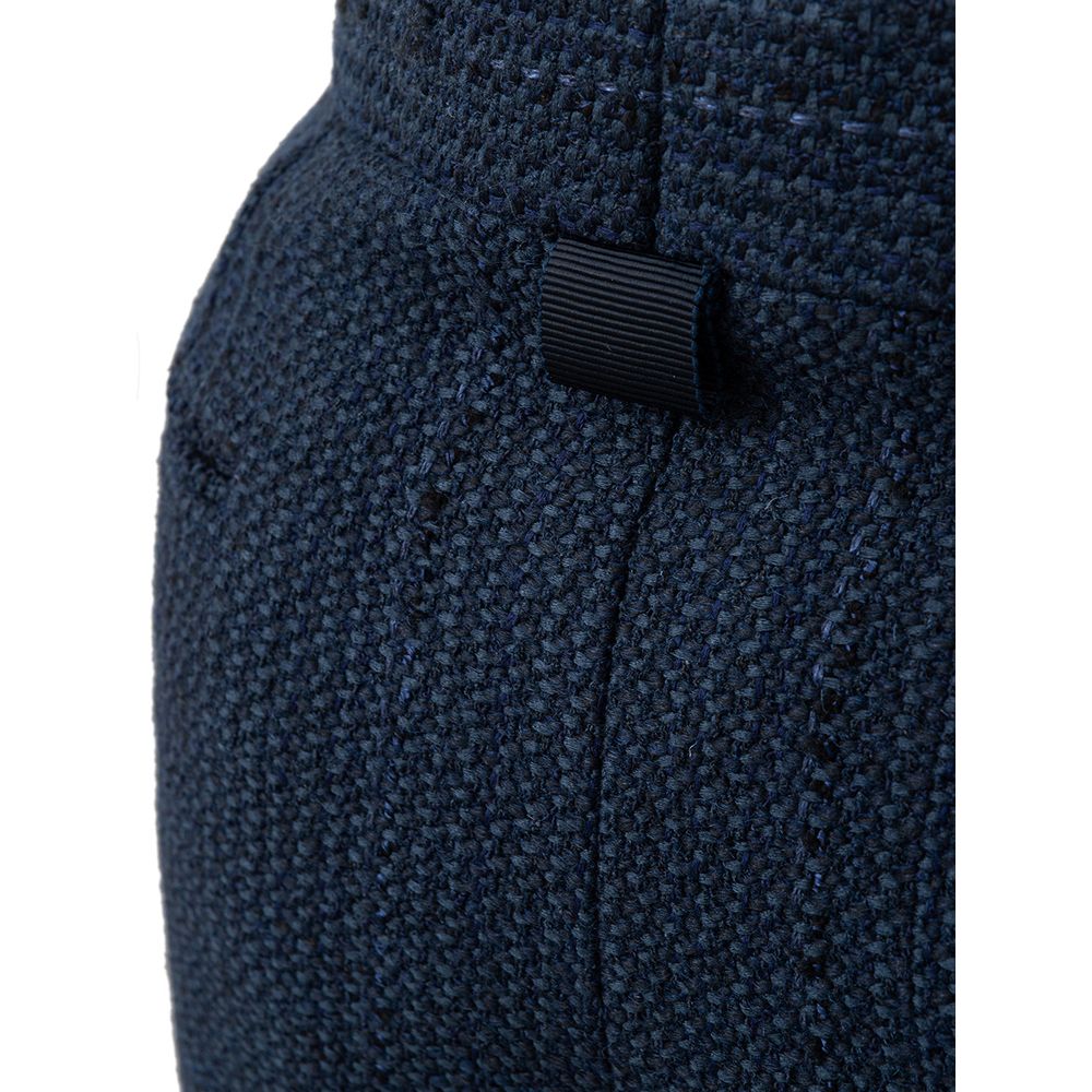 Blue Marabou Casual Pants