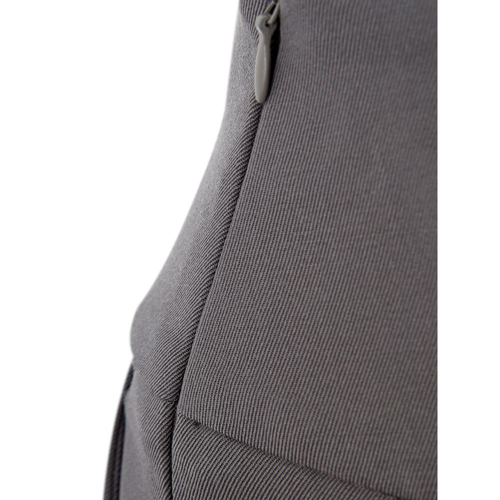 Gray Wool Casual Pants