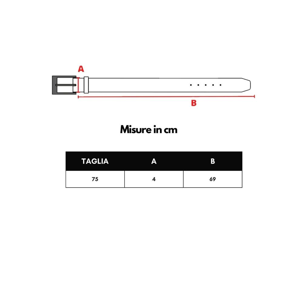 Pink Leather Regular Belt