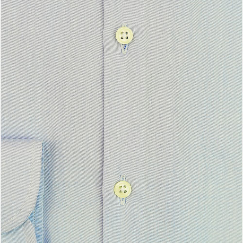 Light Blue Cotton Men Shirt