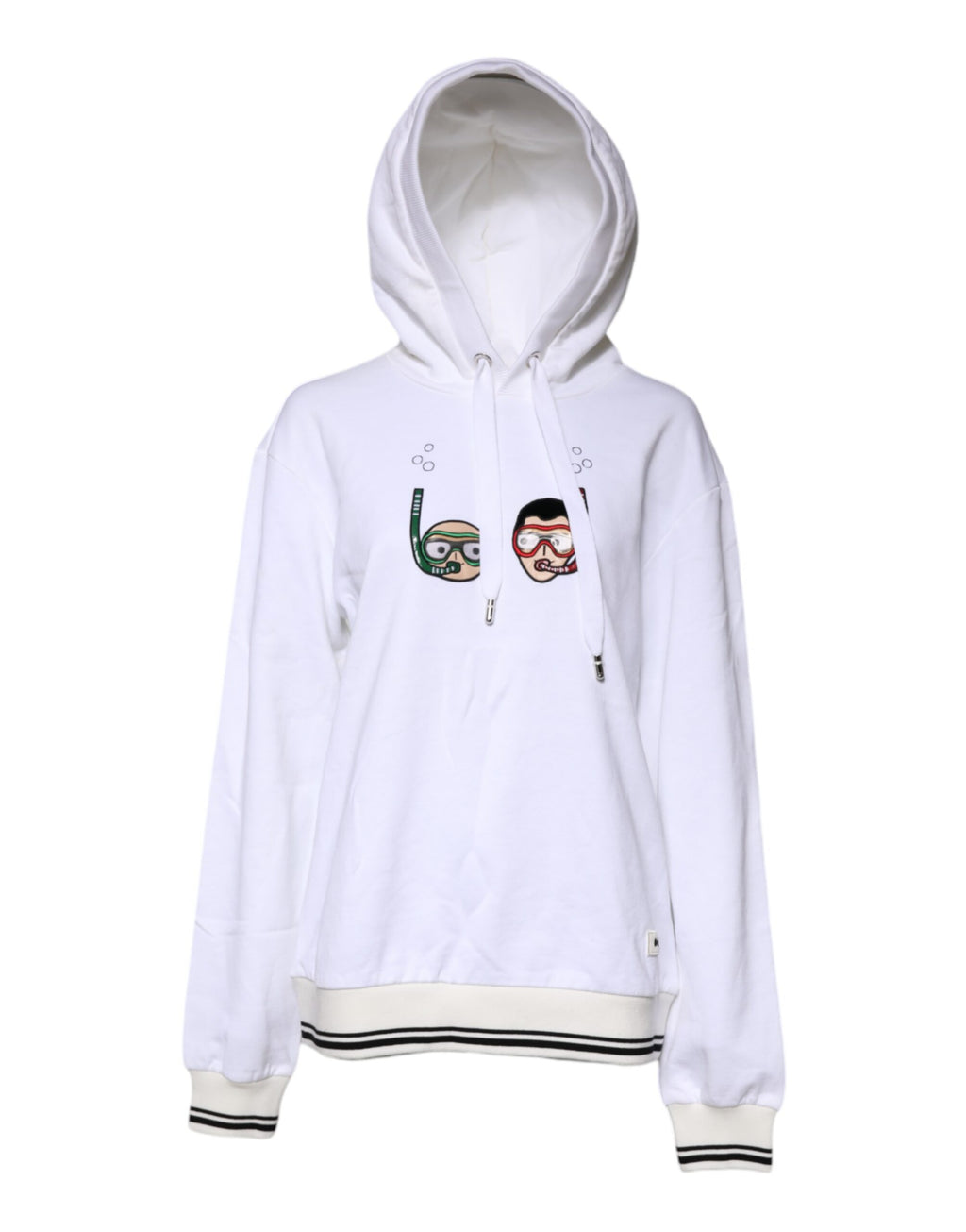 White #DGFamily Hooded Sweatshirt Sweater