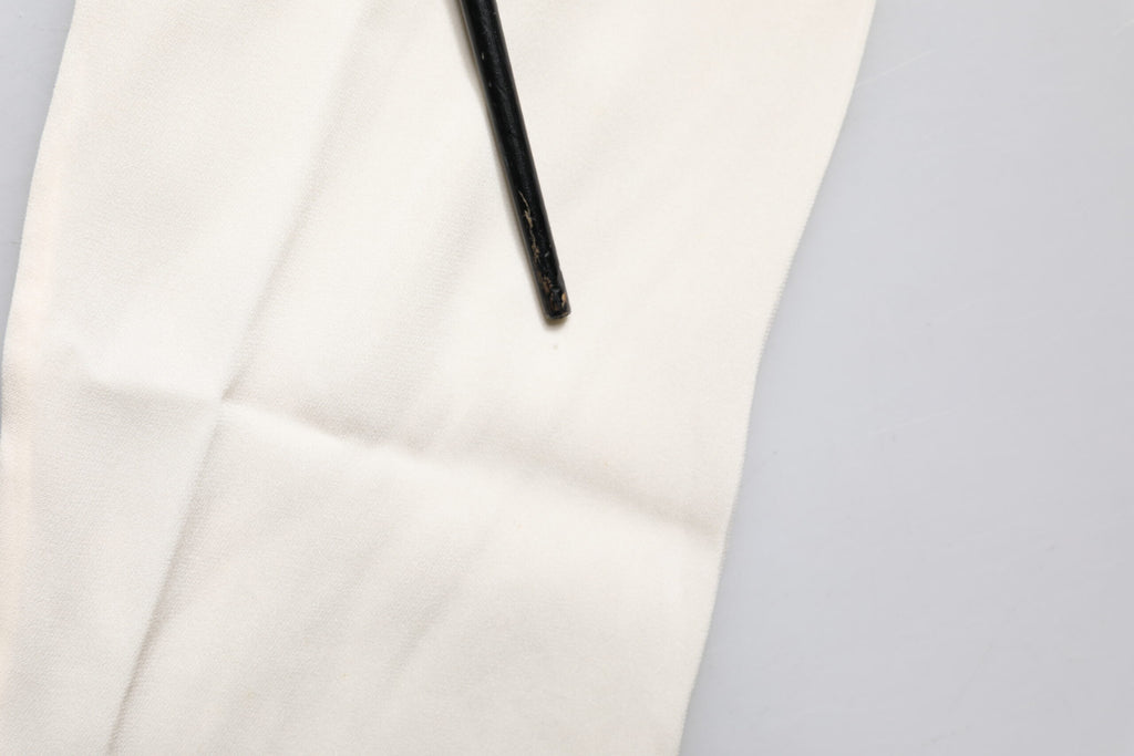 Cream Floral Lace Long Sleeves Blouse Top