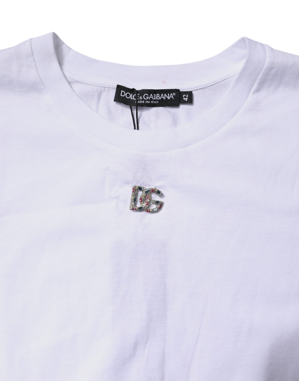 White Cotton Sleeveless Round Neck Tank Top