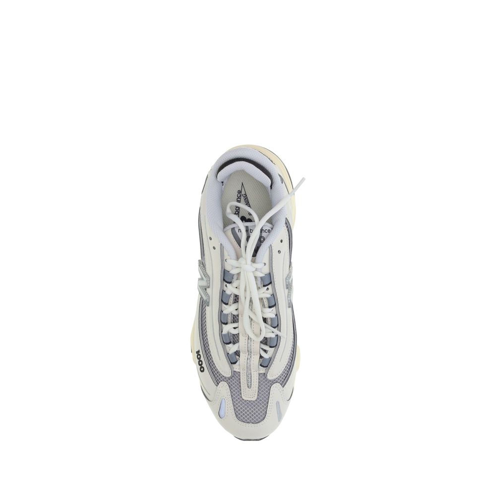 White Polyamide Athletic Sneakers