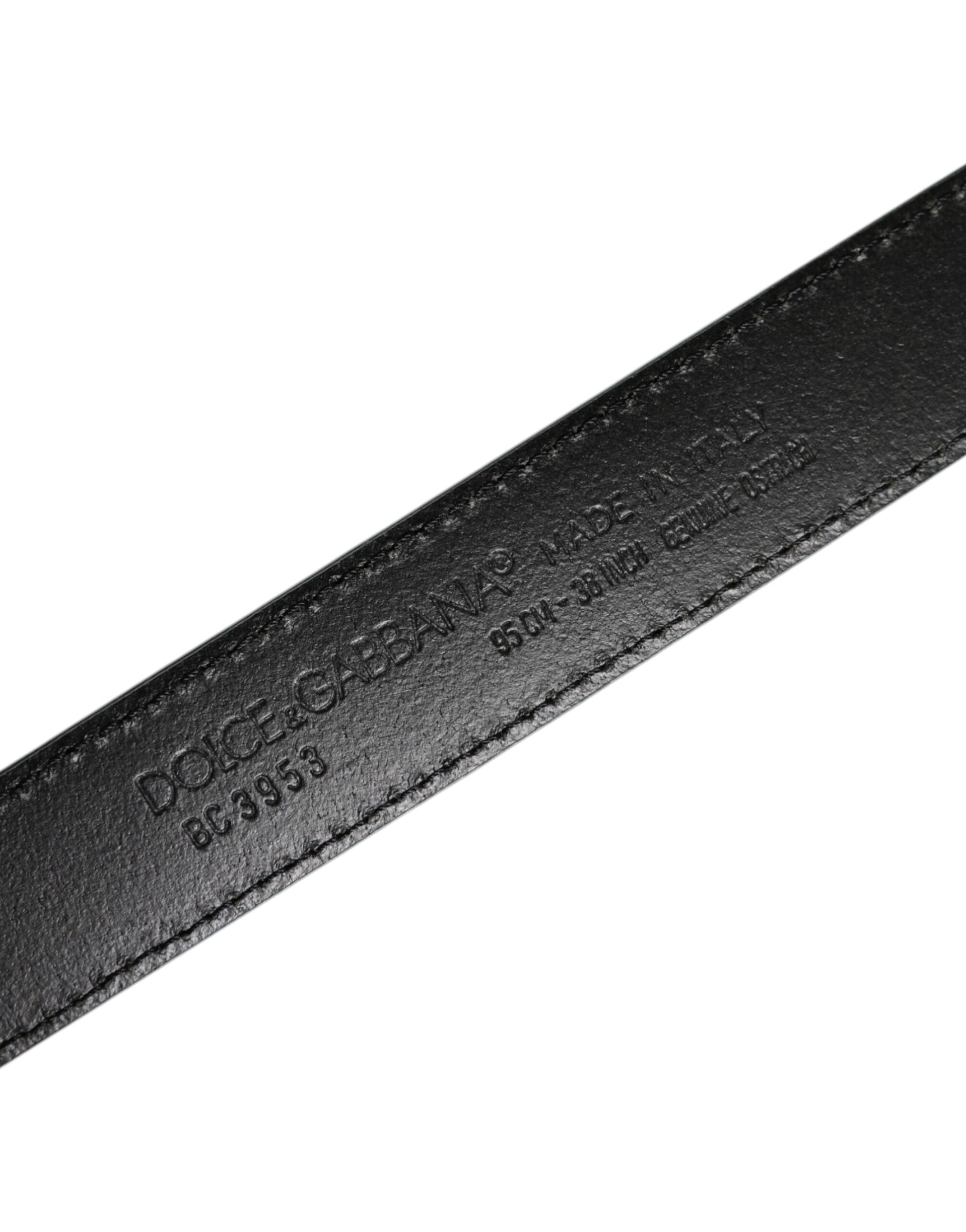 Green Ostrich Leather Silver Metal Buckle Belt