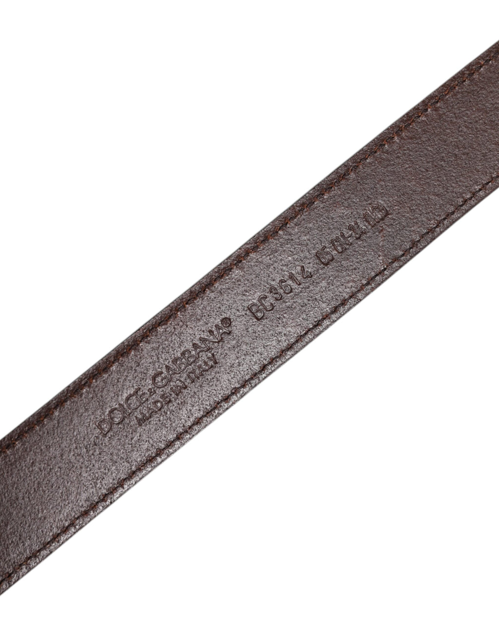 Brown Leather Metal Buckle Classic Belt