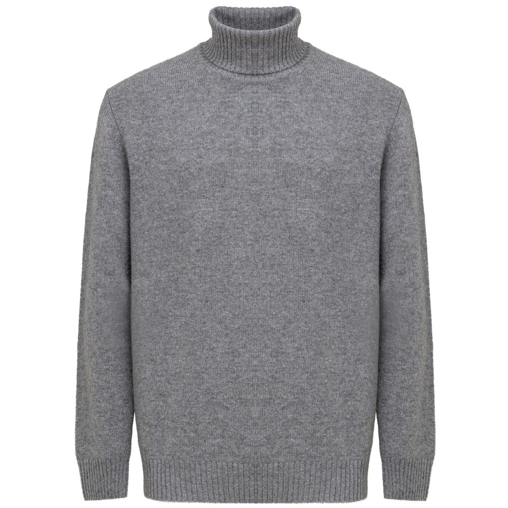 Gray Cashmere Turtleneck