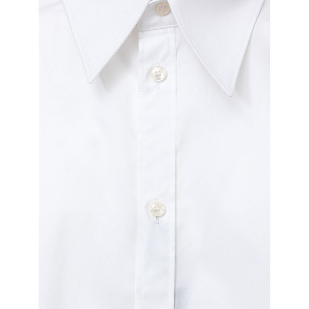 White Cotton Dress Shirt