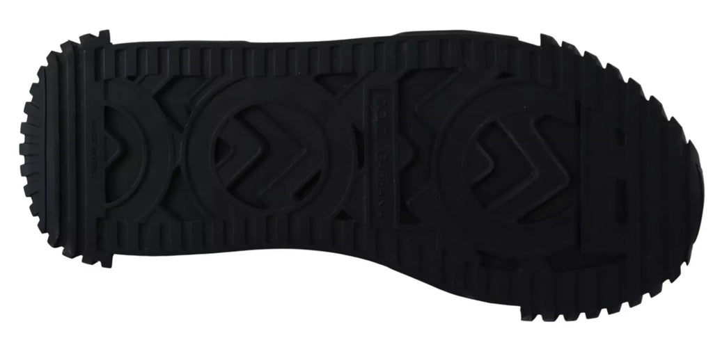 Black Nylon High Top Sorrento Sneakers Shoes