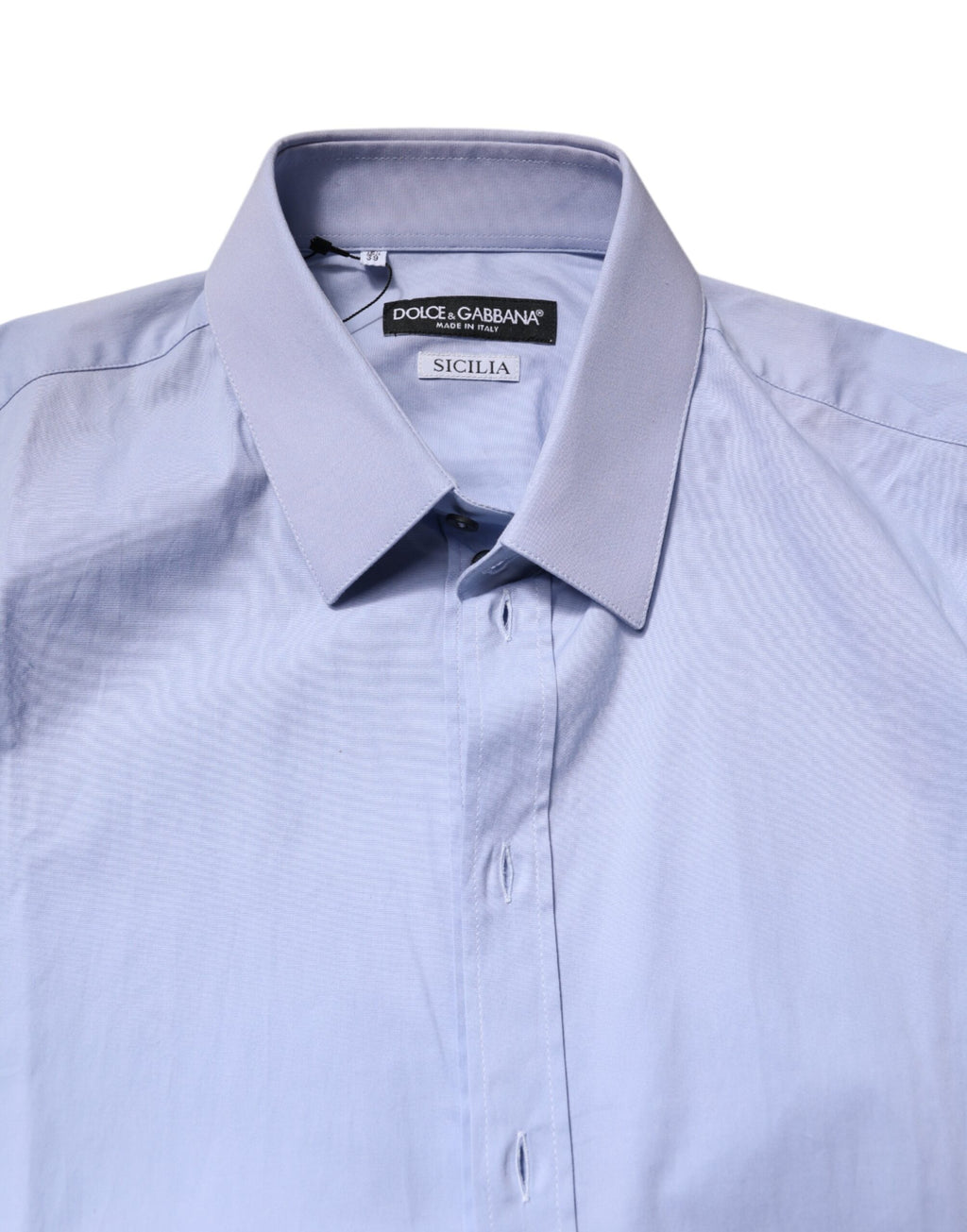 Light Blue Cotton SICILIA Dress Formal Shirt
