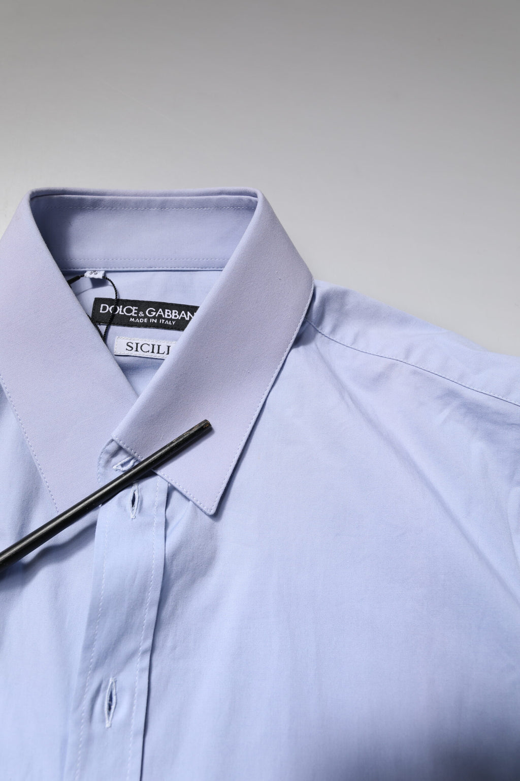 Light Blue Cotton SICILIA Dress Formal Shirt