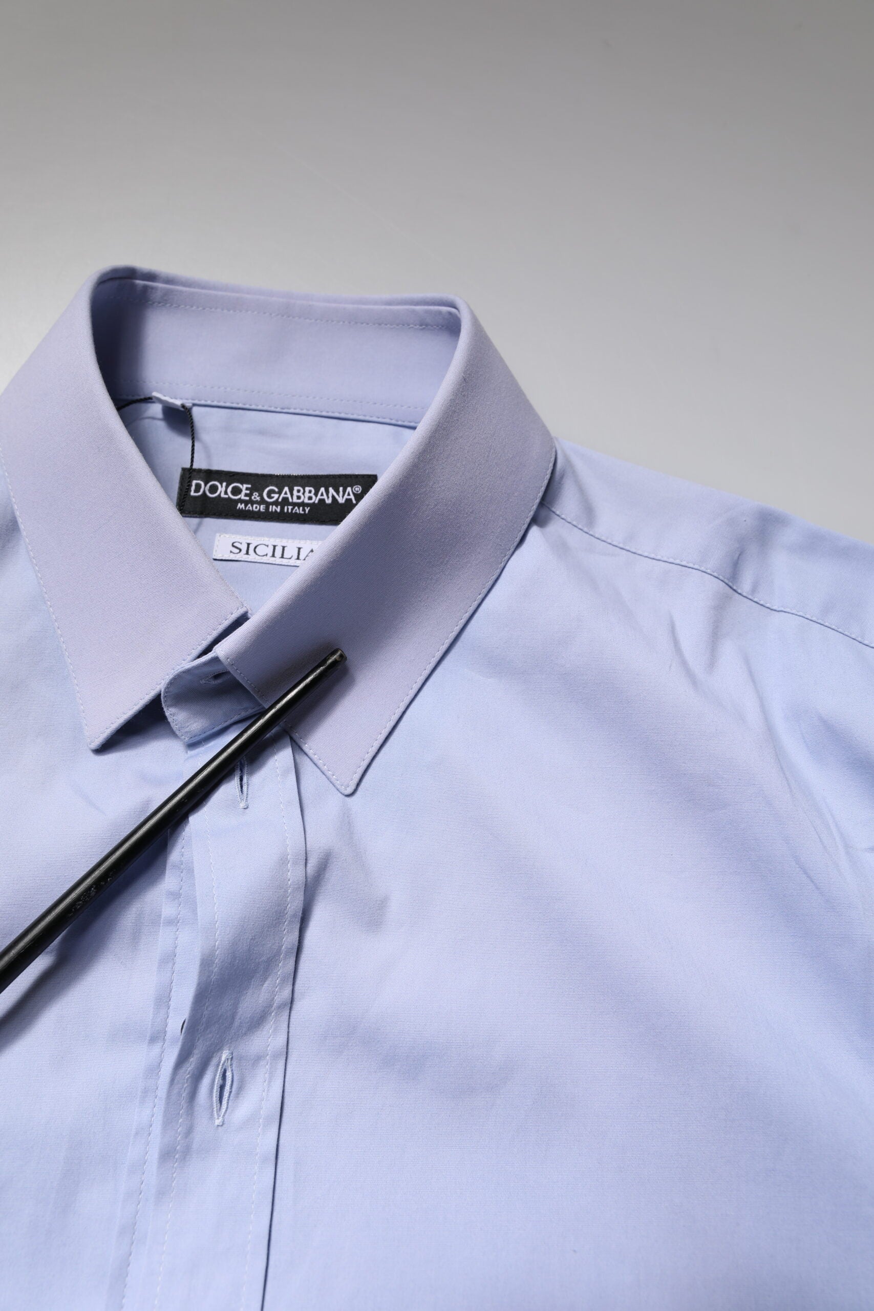 Light Blue Cotton SICILIA Dress Formal Shirt