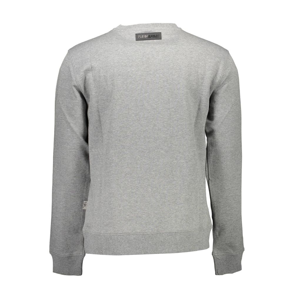 Grigio Cotton Men Sweatshirt