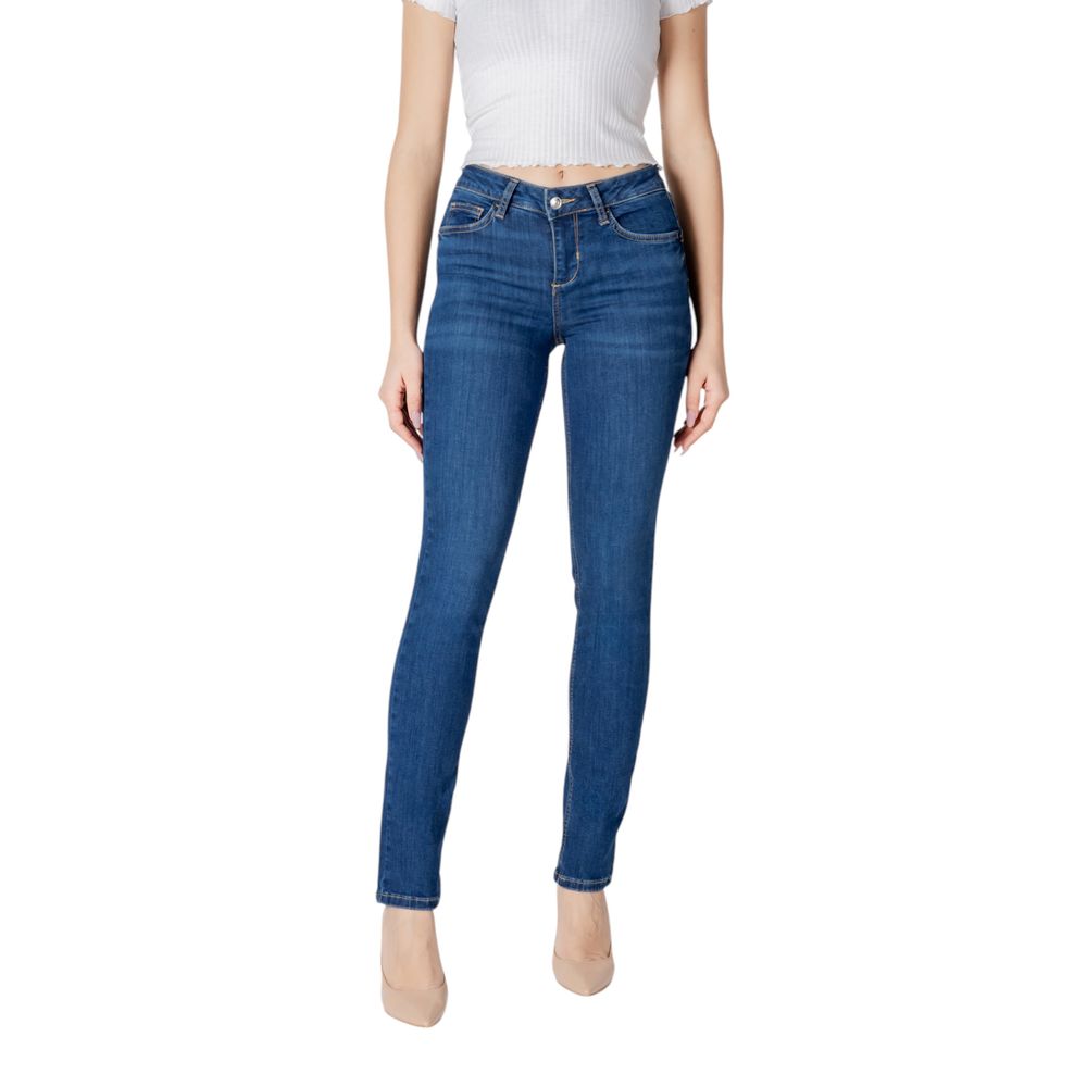Blue Cotton Mom Jeans