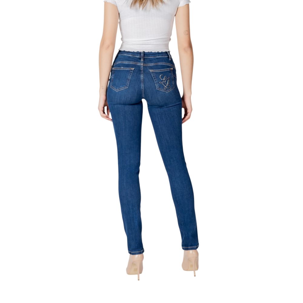 Blue Cotton Mom Jeans