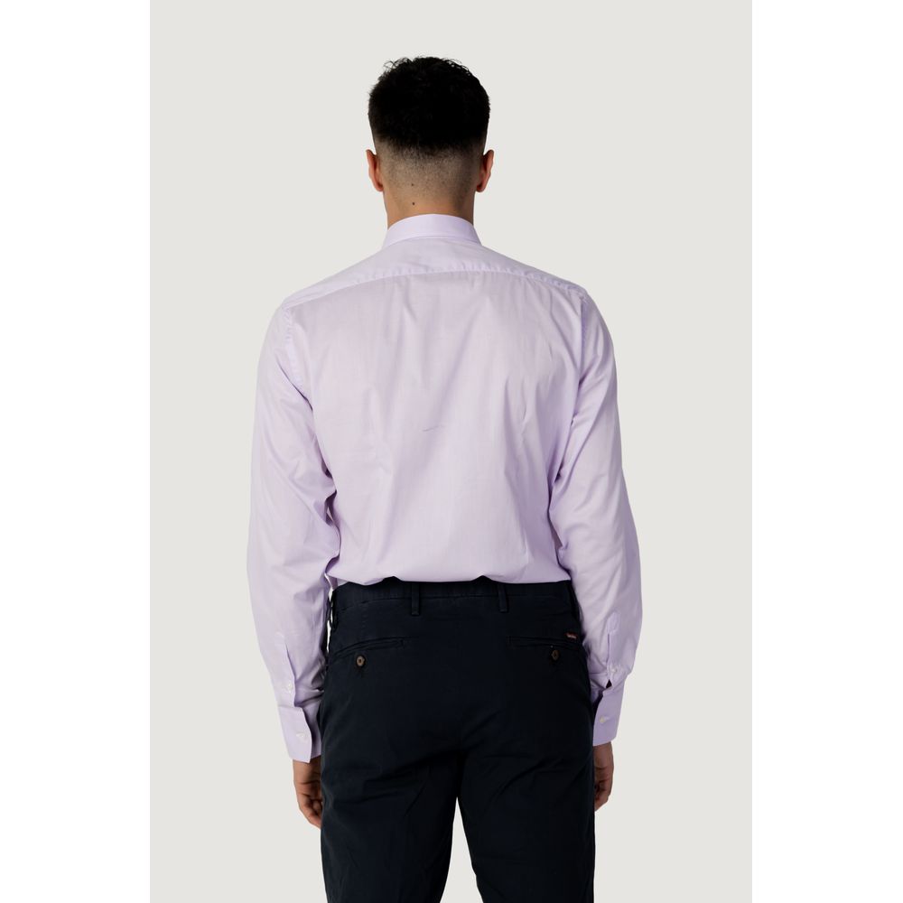 Purple Cotton Dress Shirt
