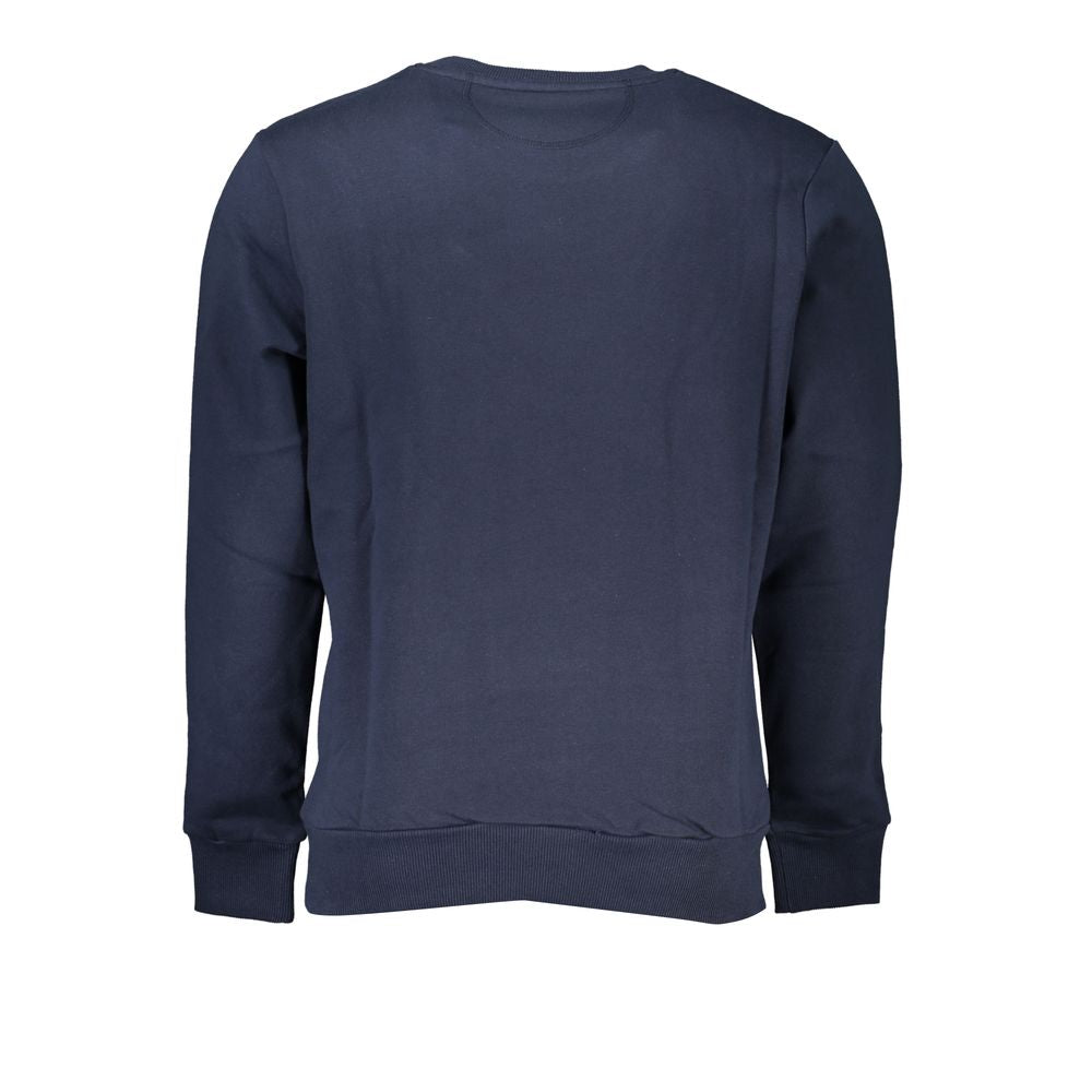 Blue Cotton Men's Sweatshirt