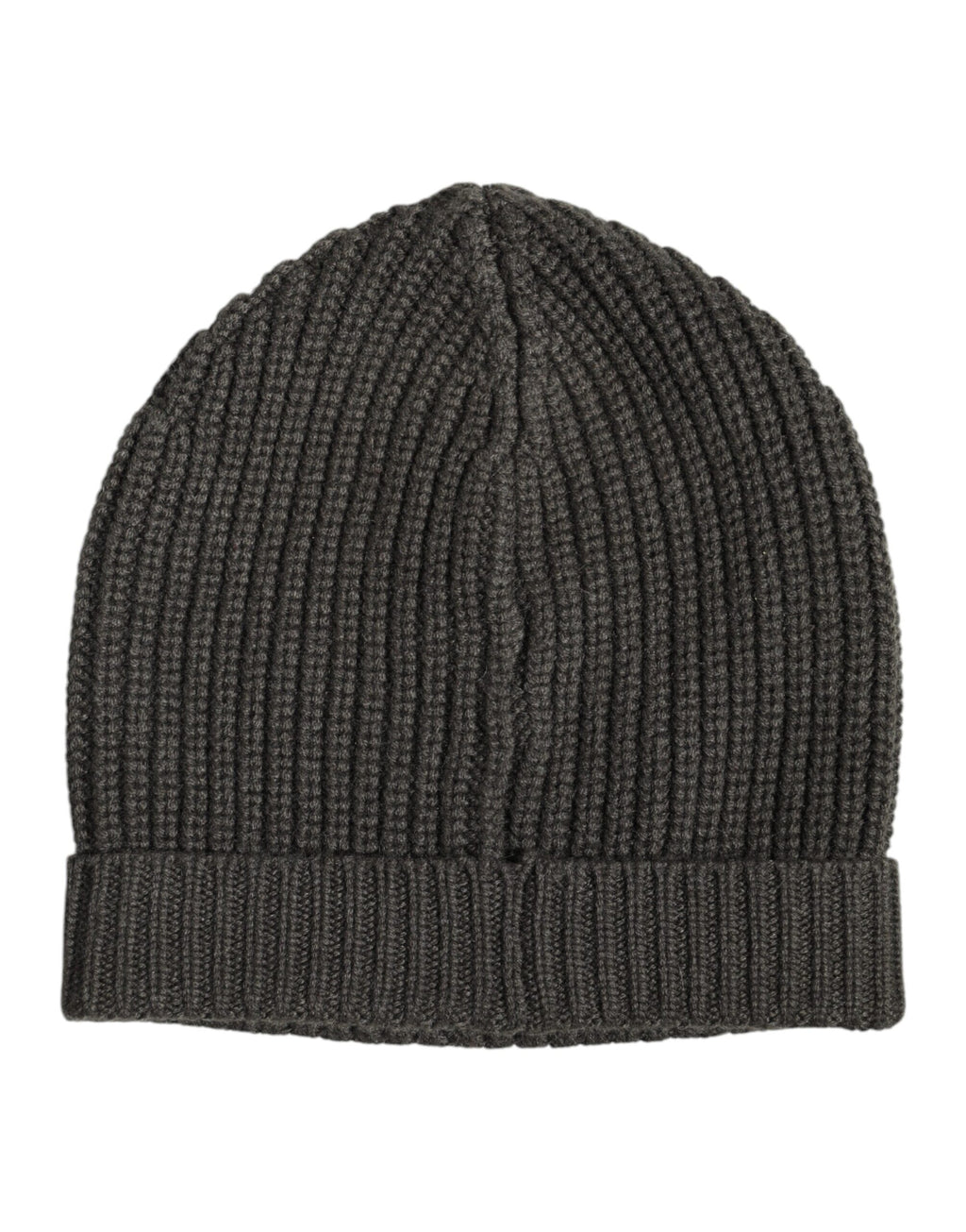 Dark Gray Cashmere Knit Winter Beanie Hat