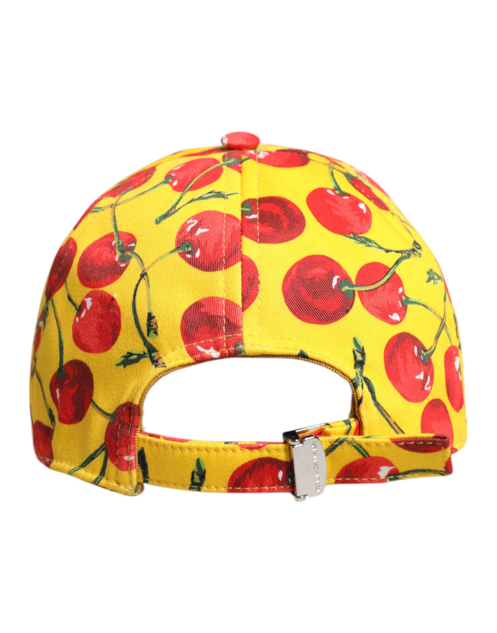 Yellow Cotton Printed 6 Panels Baseball Cap