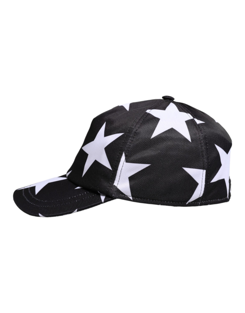 Black Star Print Polyester Baseball Cap