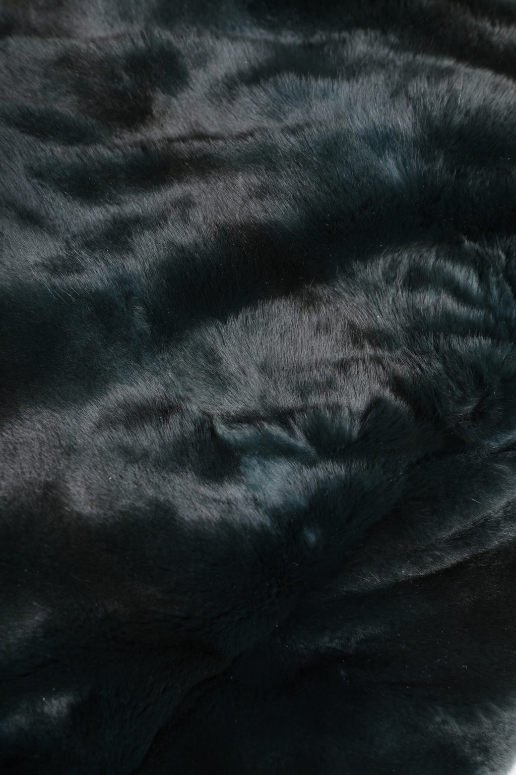 Black Weasel Fur Womens Beanie Hat