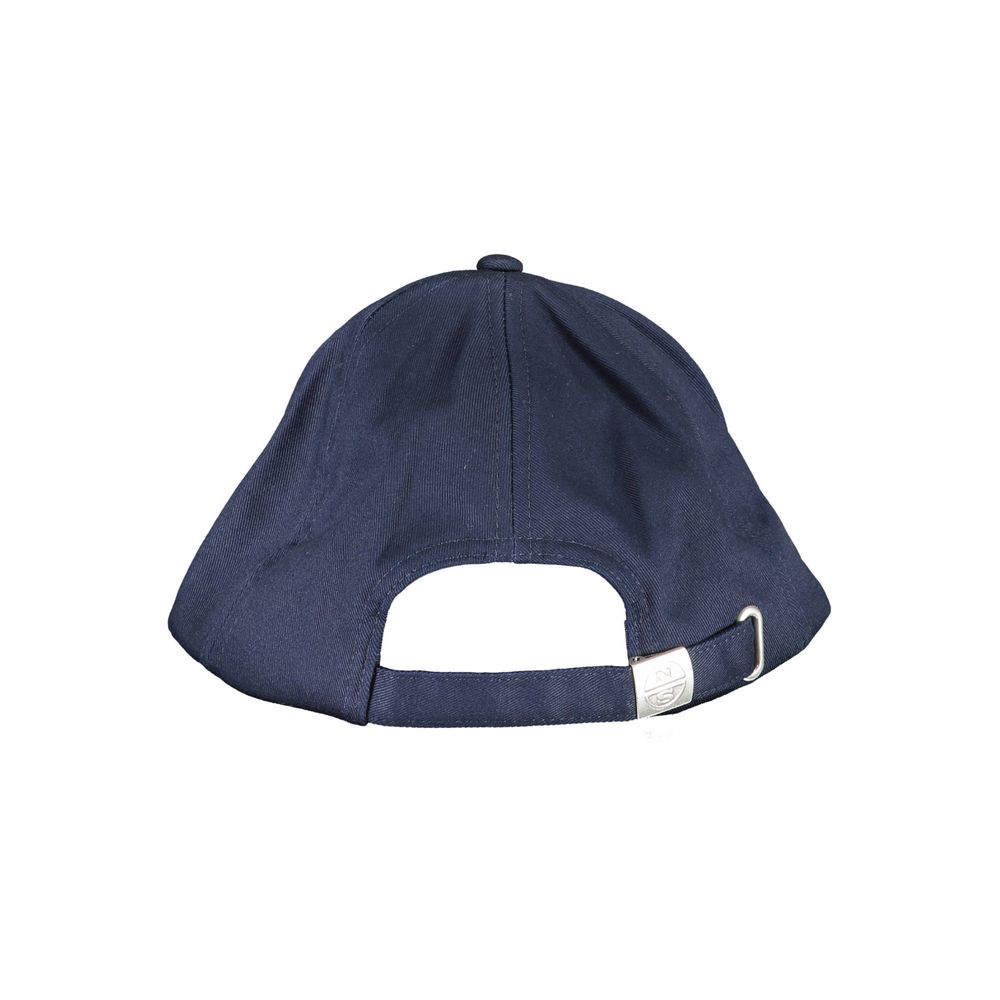 Blue Cotton Men Cap