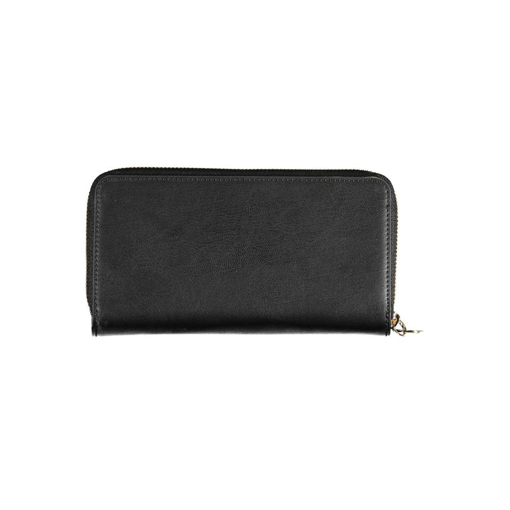 Black Polyethylene Women Wallet