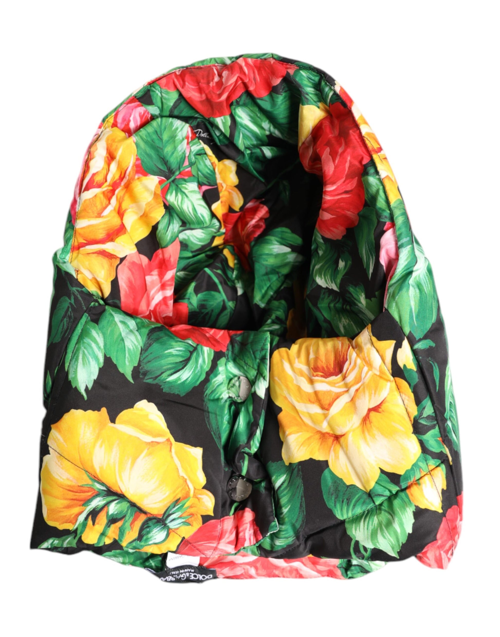 Multicolor Floral Print Whole Head Wrap Hat