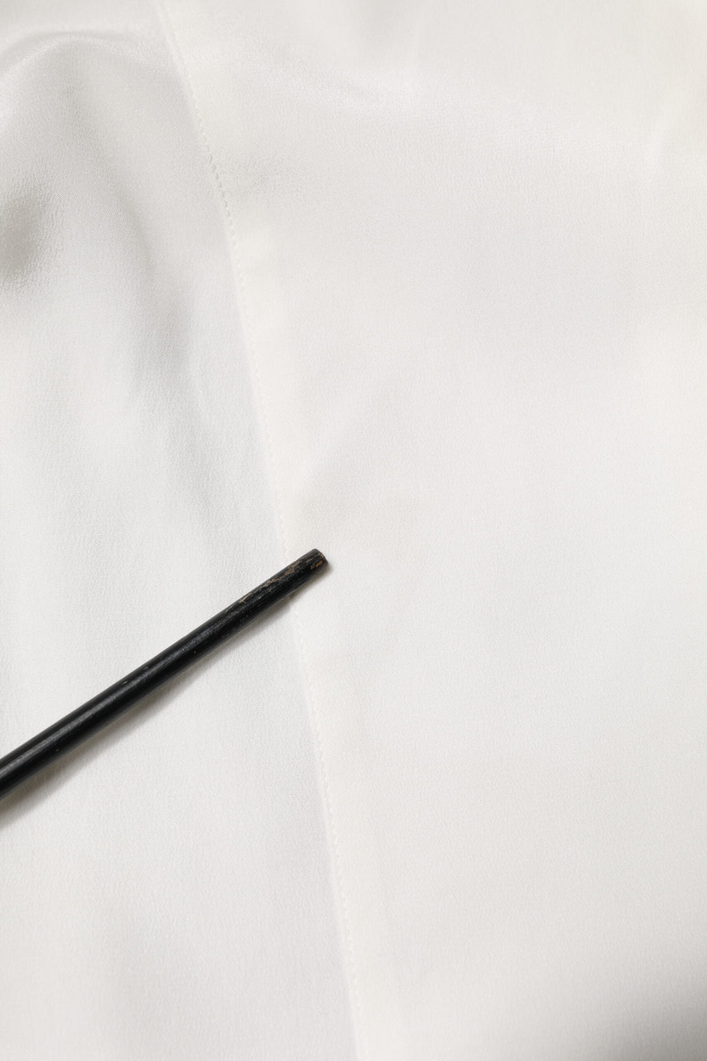 White Silk GOLD Dress Formal Collared Shirt