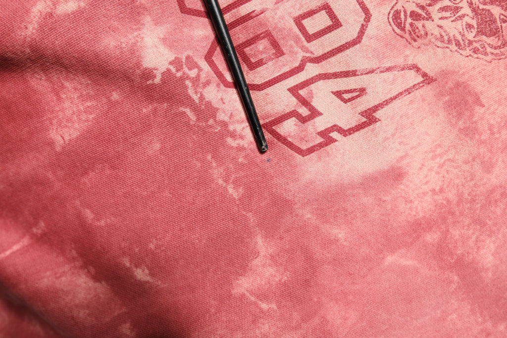 Pink Wash DG MILANO Hooded Pullover Sweater