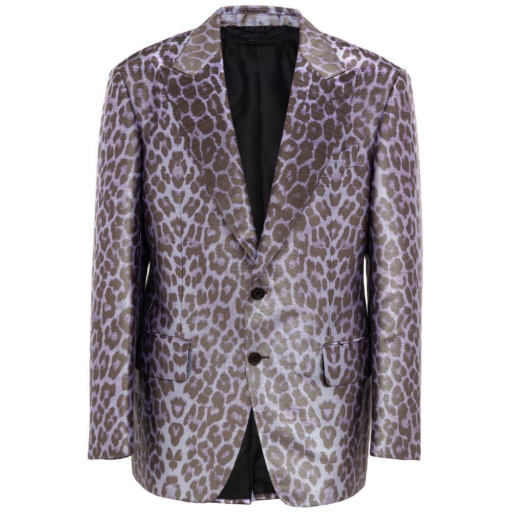 Purple Viscose Blazer