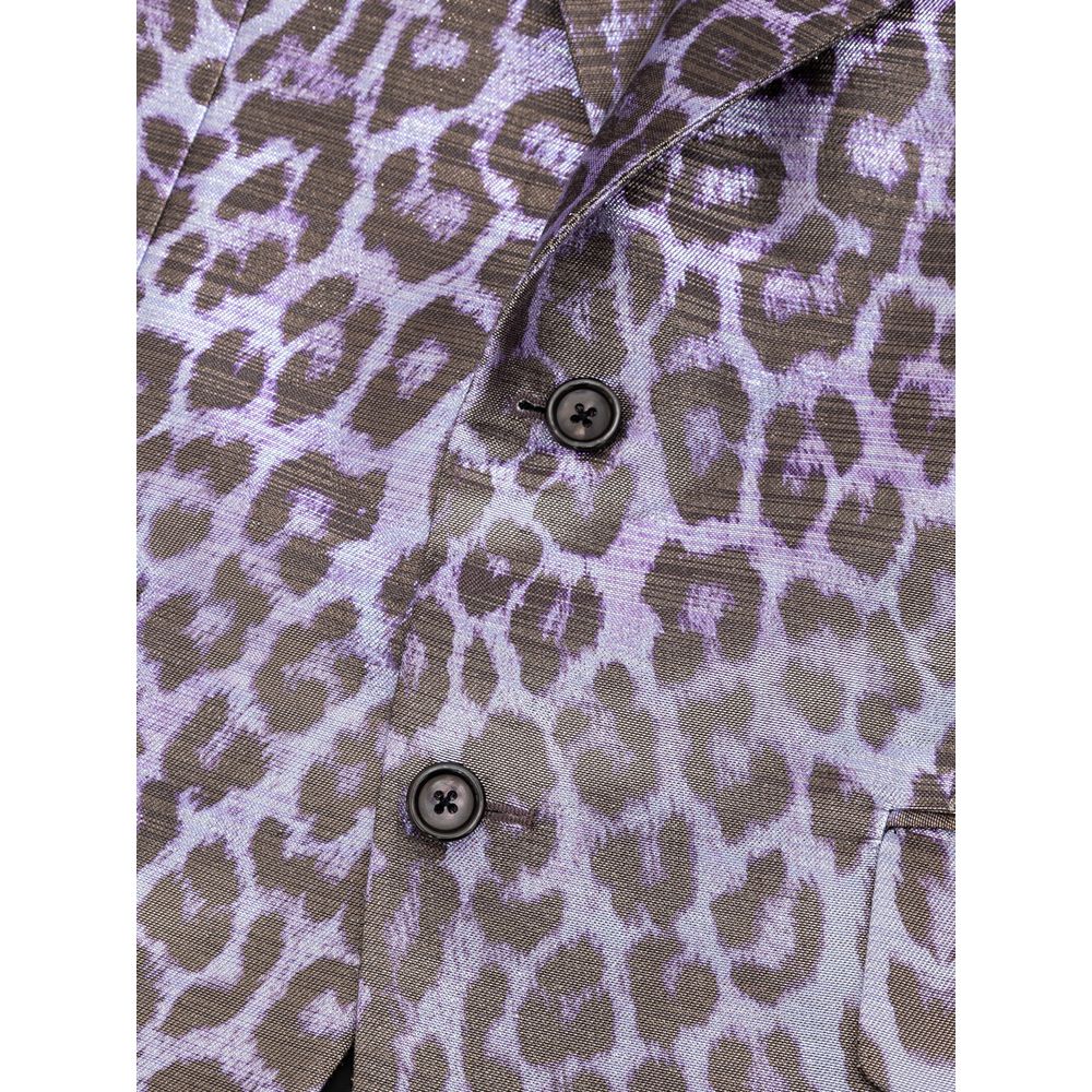 Purple Viscose Blazer