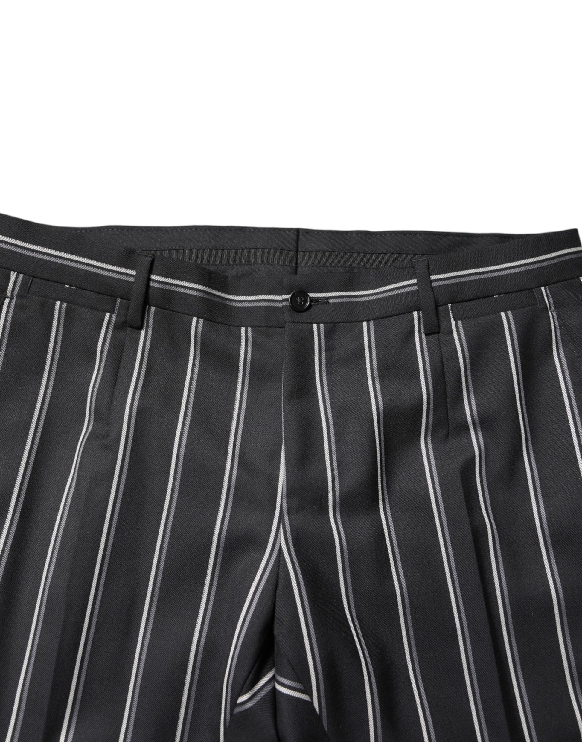 Black Striped SICILIA Formal 2 Piece Suit