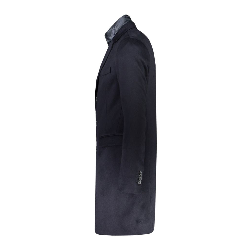 Blue Cashmere Men Jacket