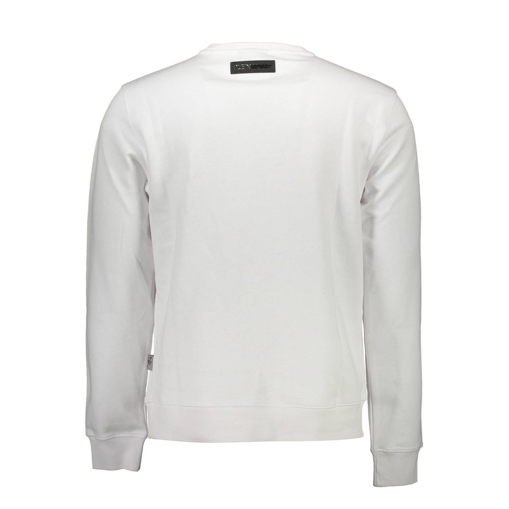 Bianco Cotton Men Sweatshirt