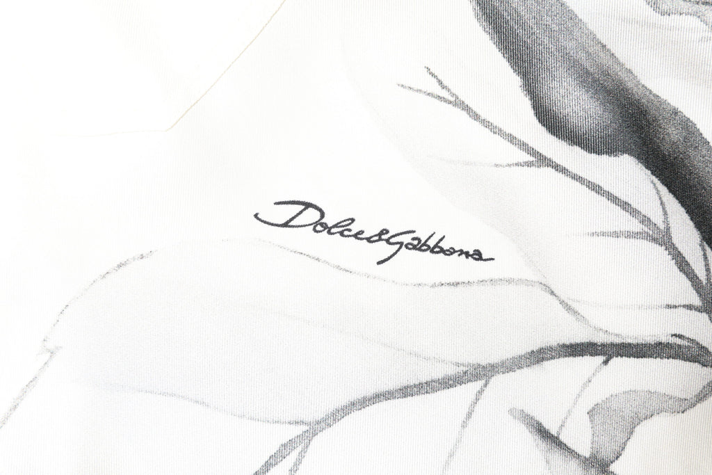 Ivory Silk Long Sleeves Men Casual Shirt