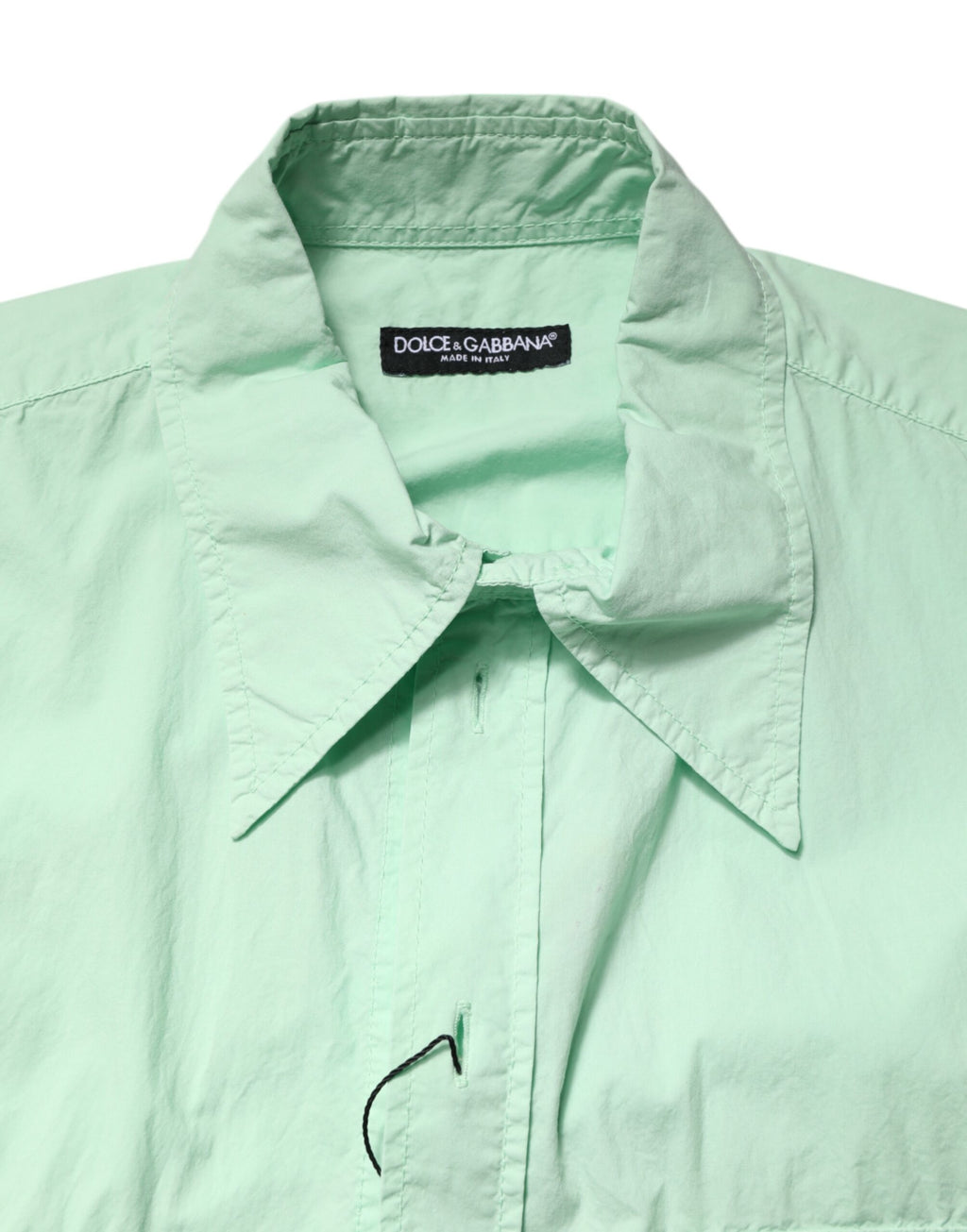 Green Cotton Short Sleeves Men Casual Shirt