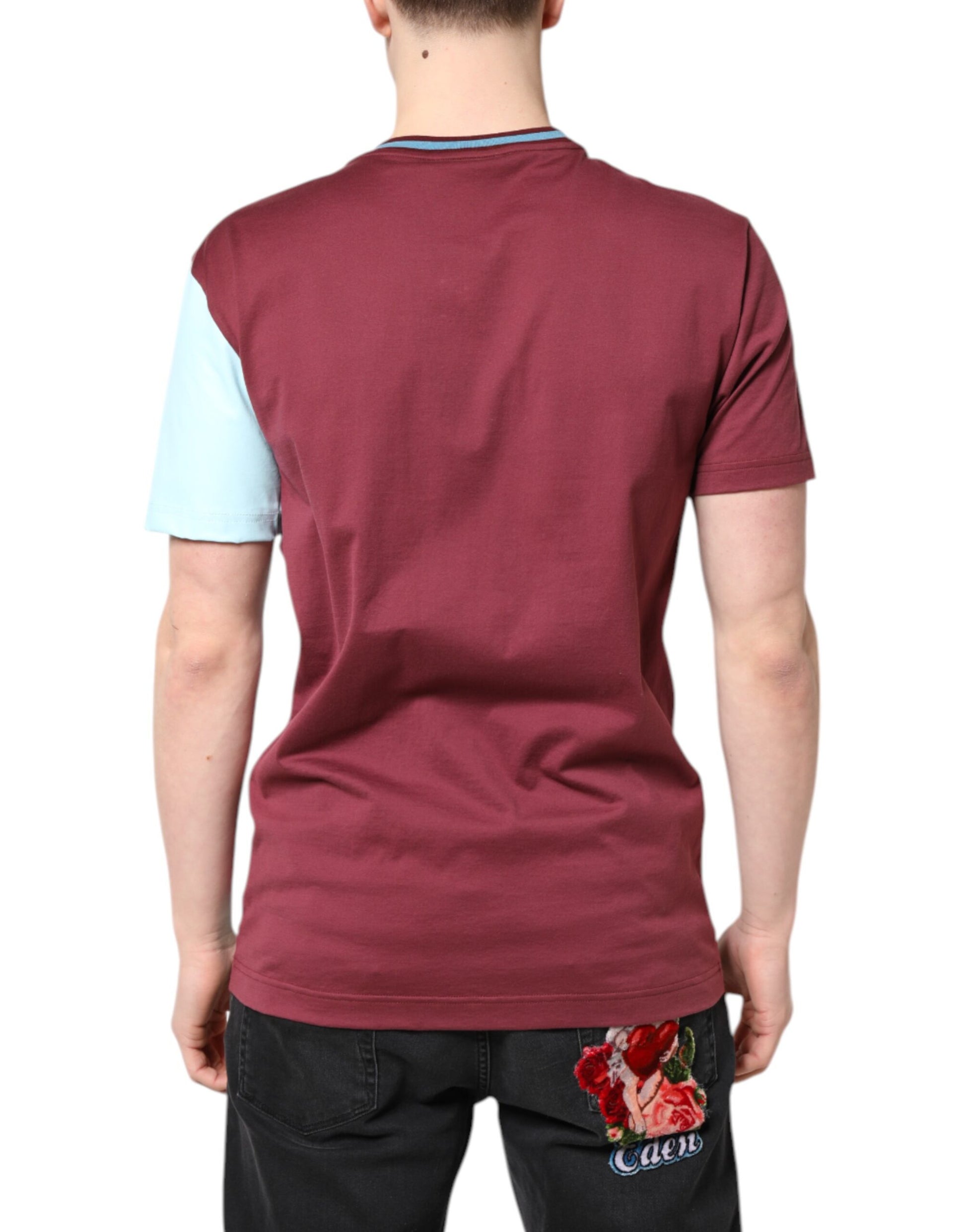 Multicolor Printed Logo Short Sleeve T-shirt