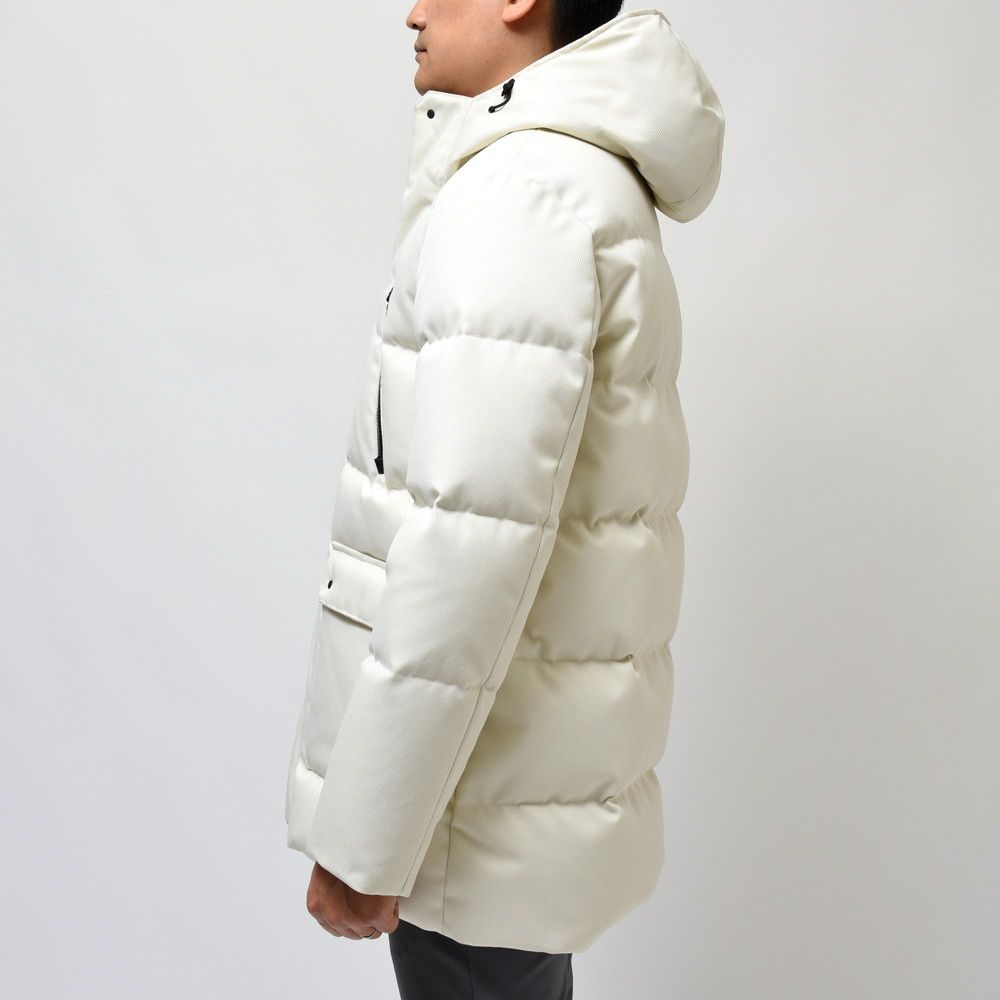 White Polyester Men Jacket