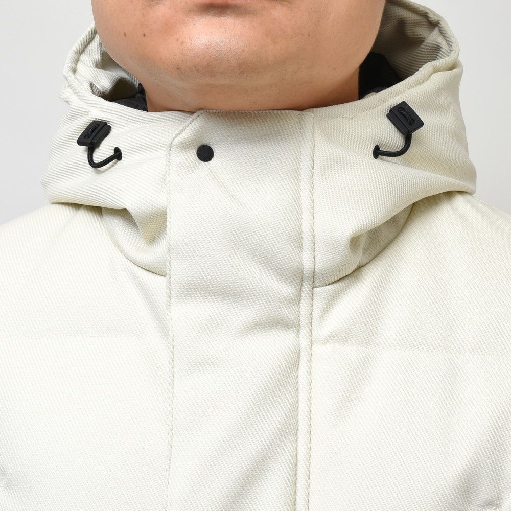 White Polyester Men Jacket
