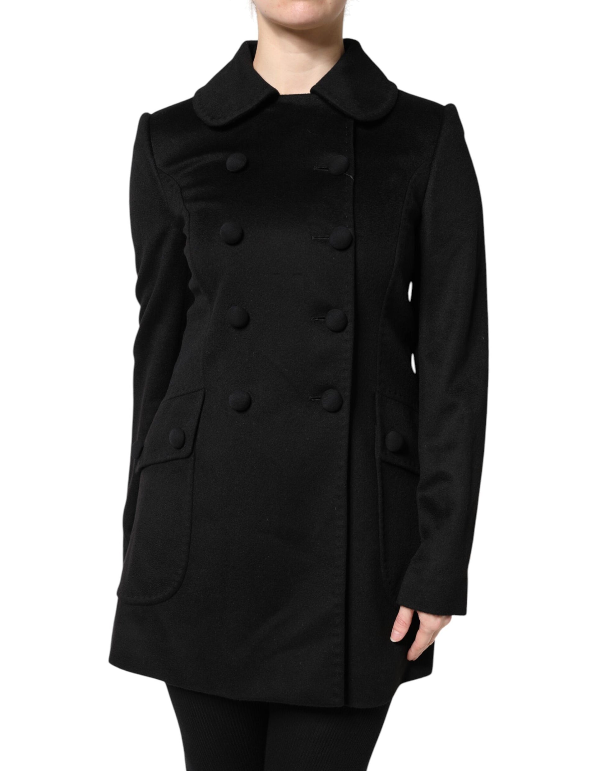 Black Wool Sartoria Italiano Blazer Jacket