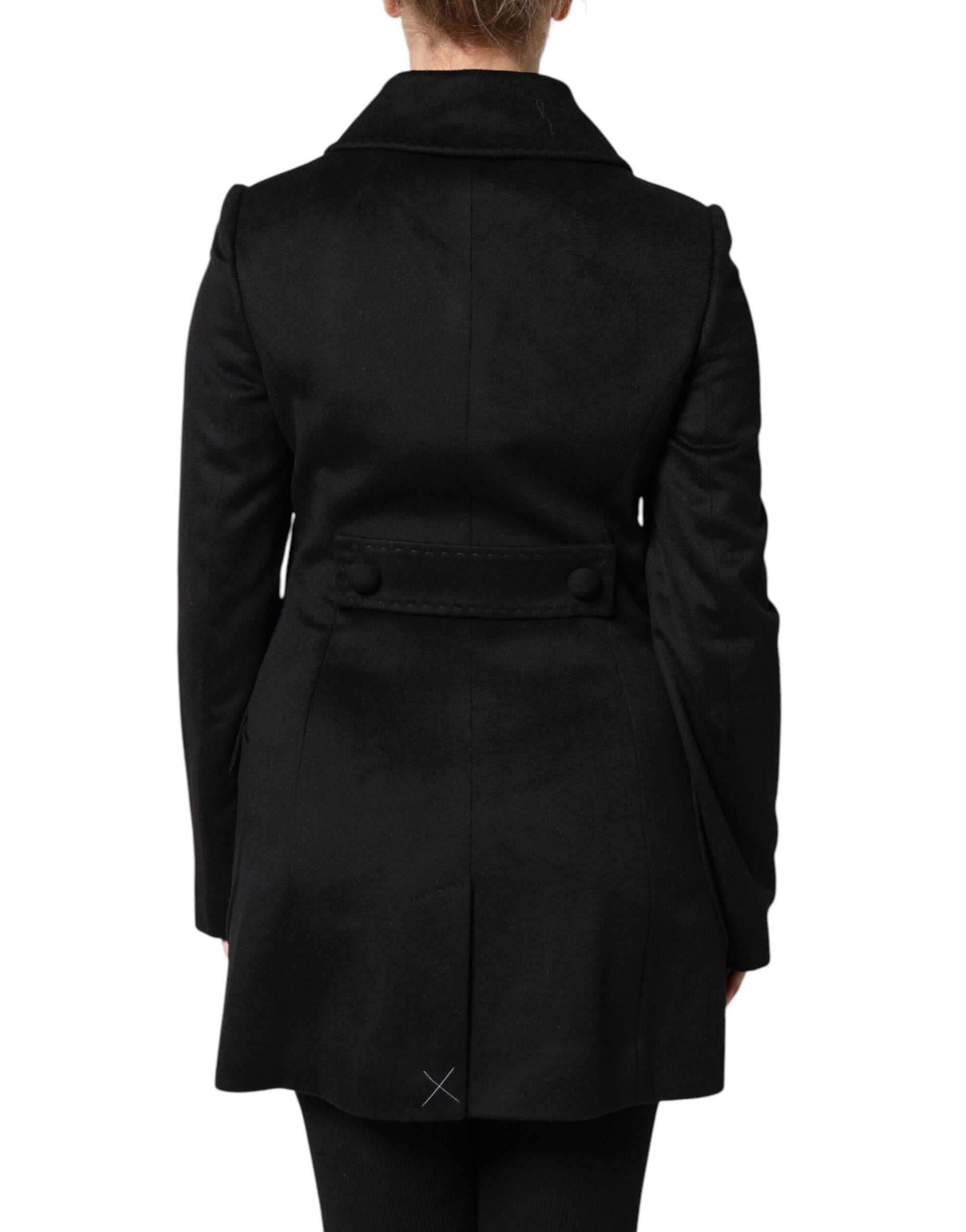 Black Wool Sartoria Italiano Blazer Jacket