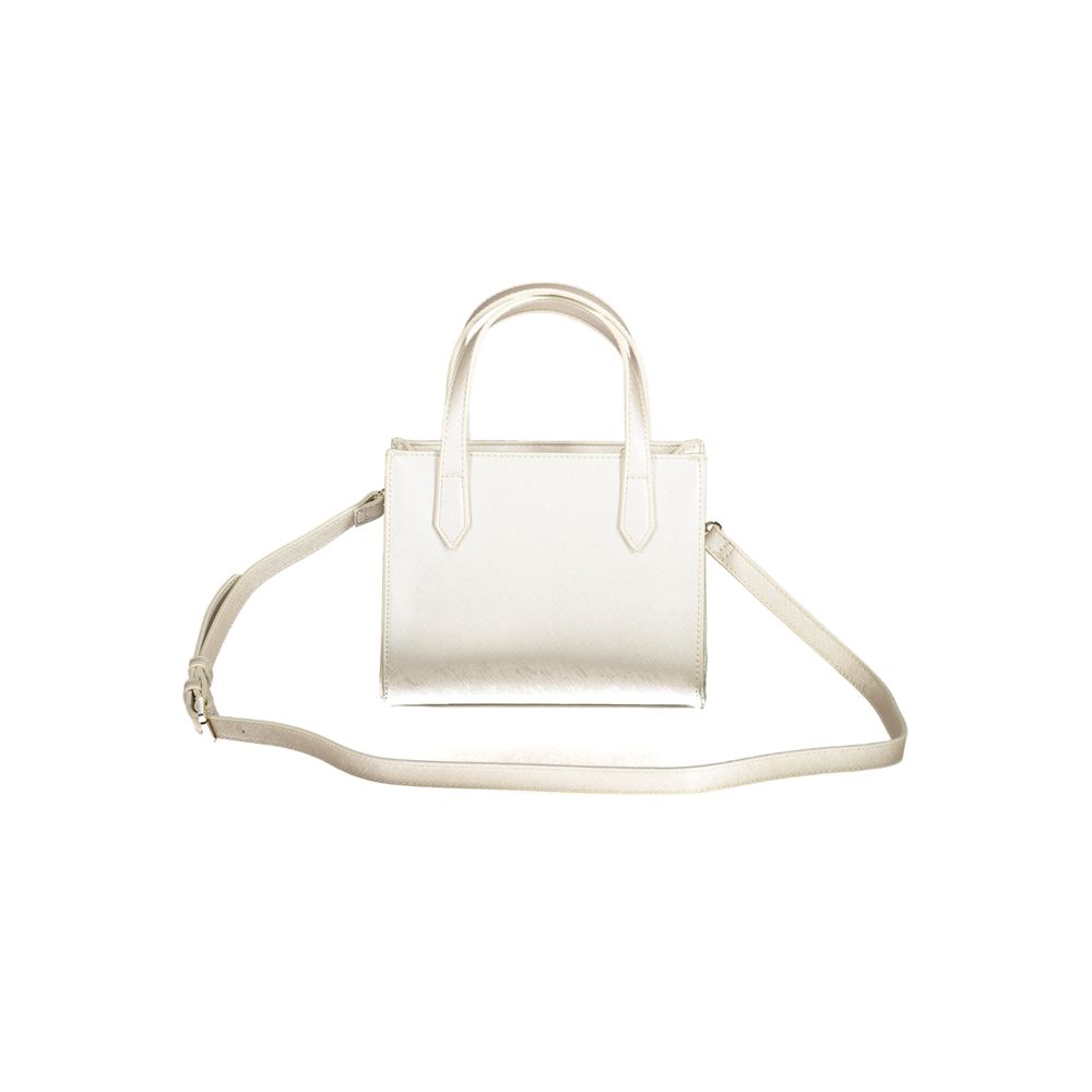 Grigio Polyurethane Women Handbag
