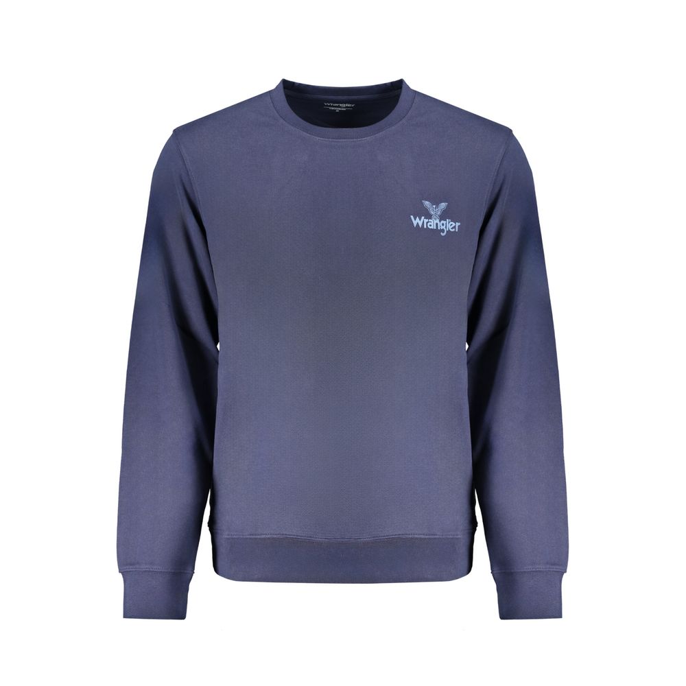 Blue Cotton Men Sweater