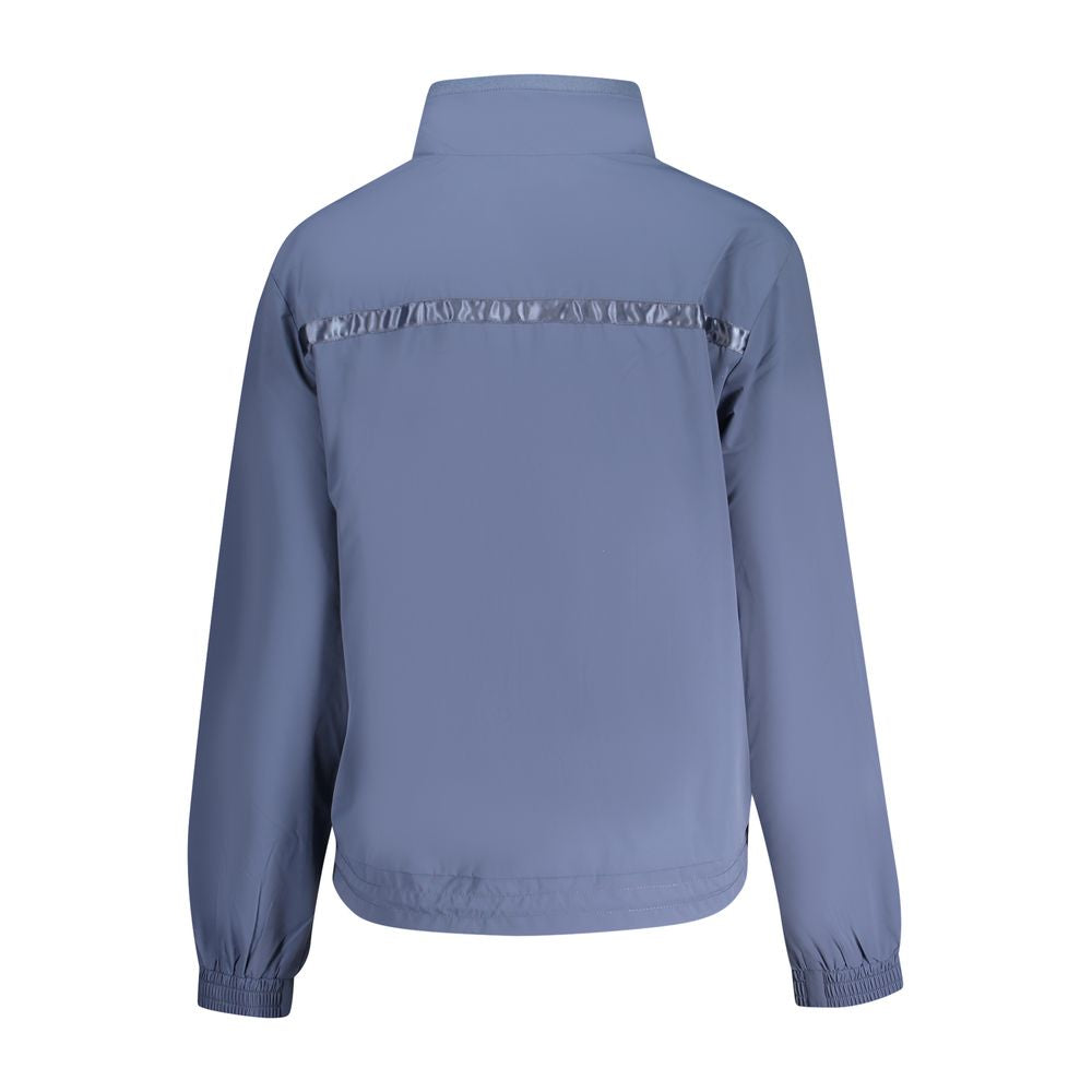 Blue Nylon Women Jacket