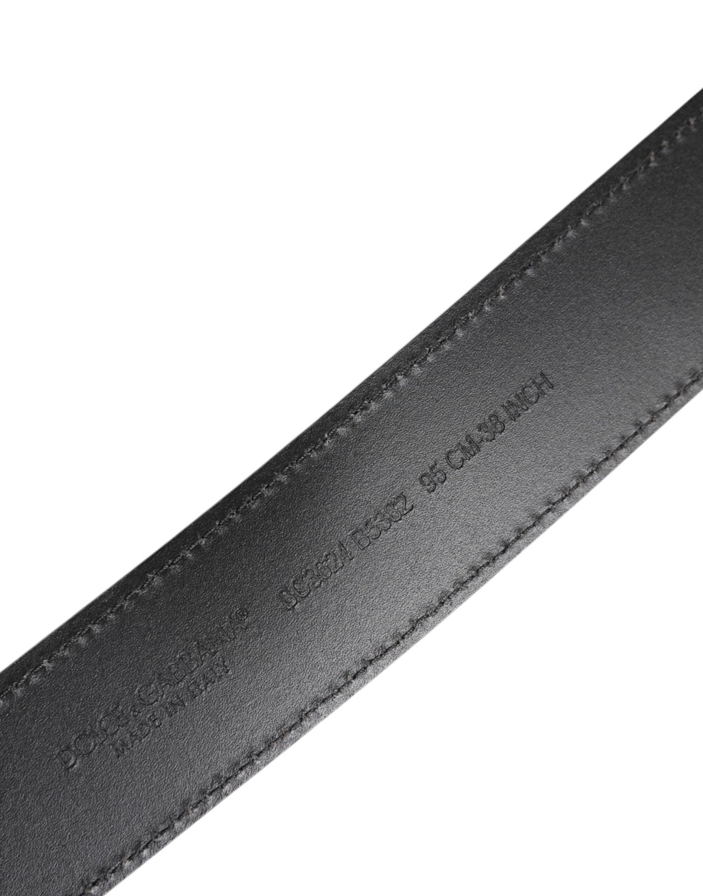 Black Classic Silver Metal Logo Buckle Belt