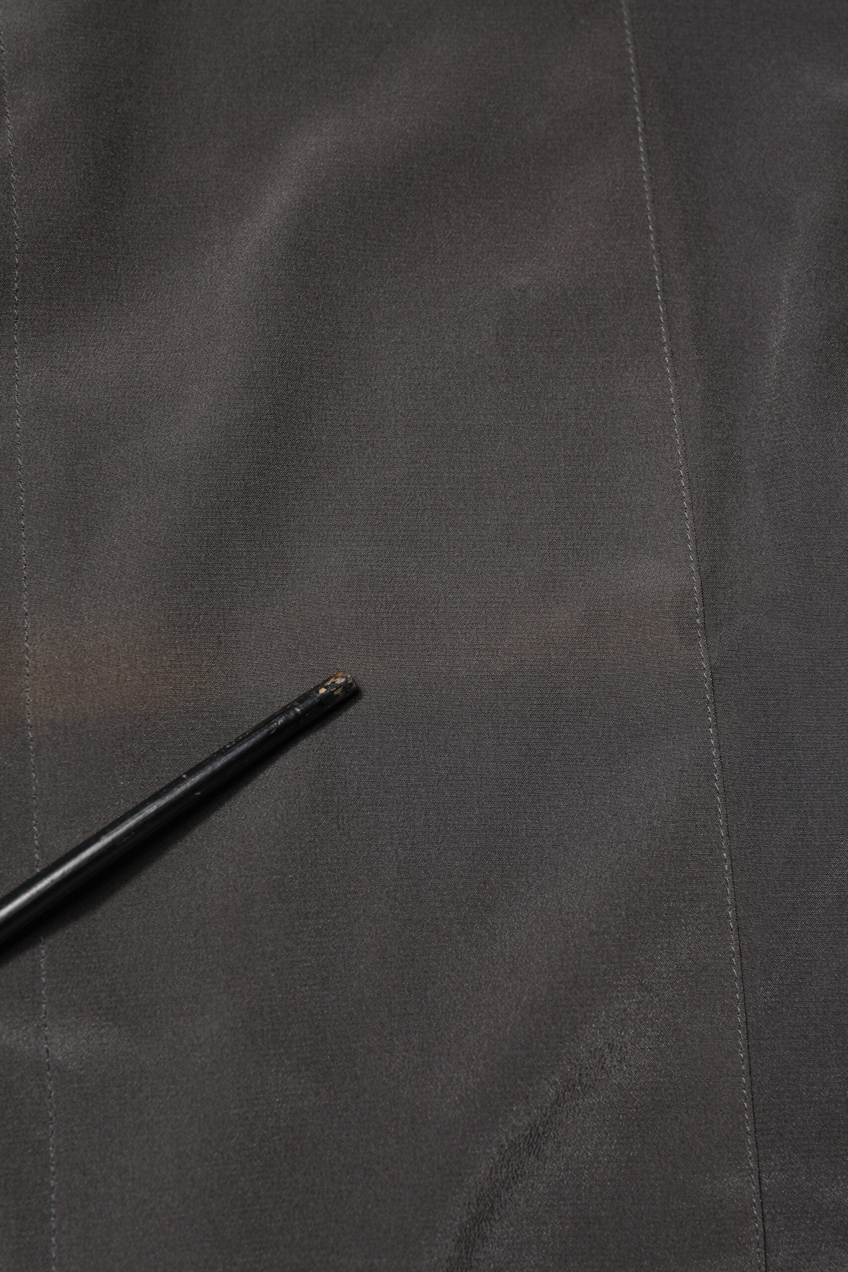 Dark Gray Silk GOLD Dress Formal Shirt