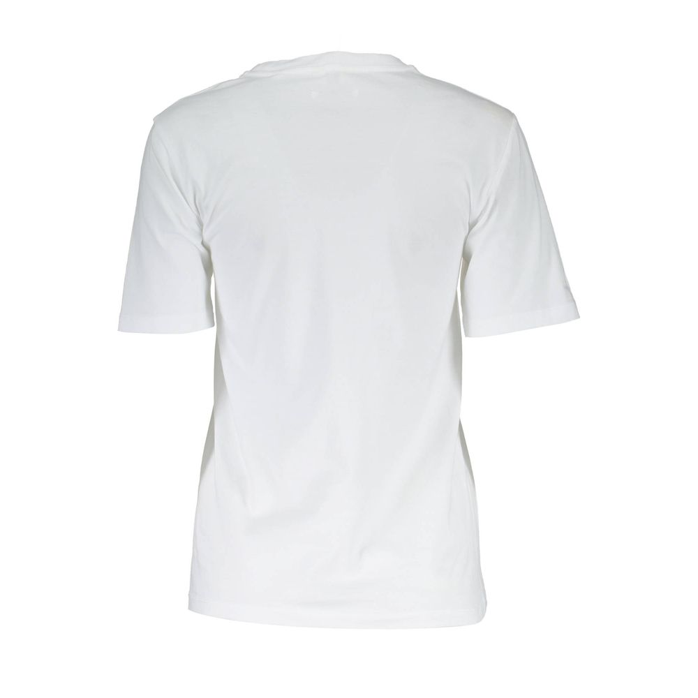 White Cotton Men T-Shirt