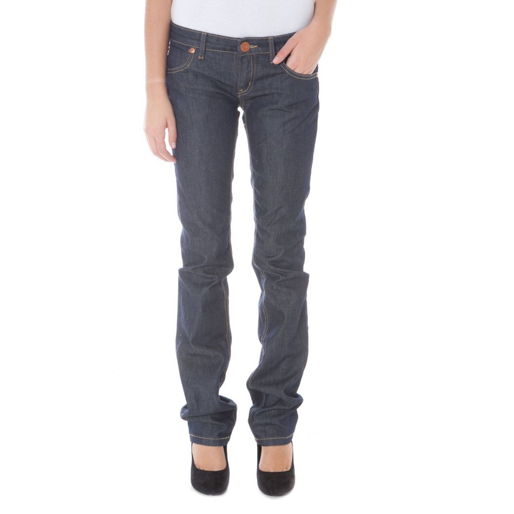 Blue Cotton Women Jeans