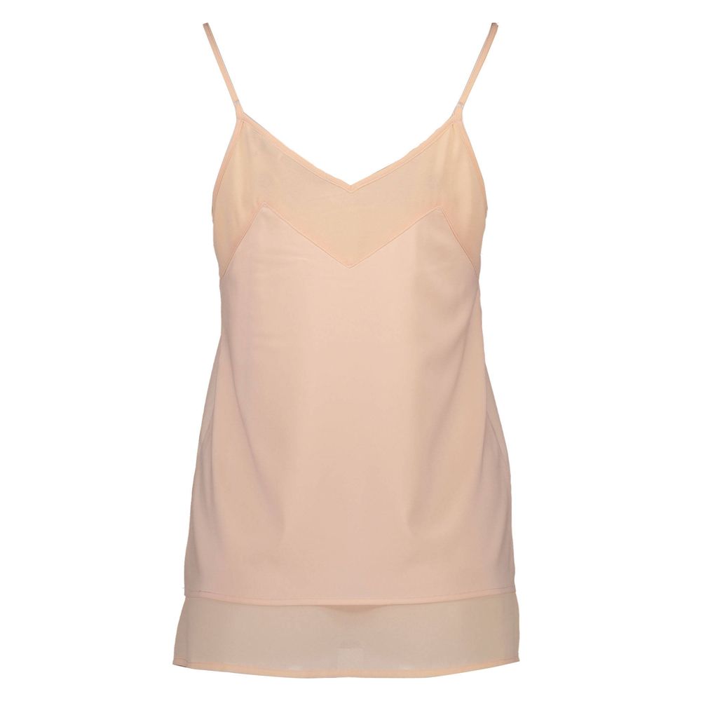 Rosa Polyester Women T-Shirt